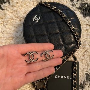 SOLD 100% authentic Chanel stud earrings